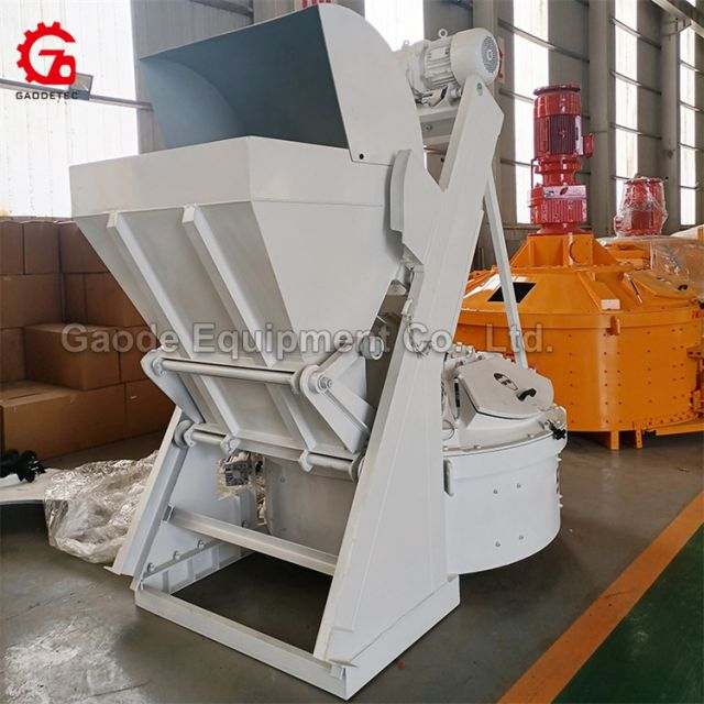 GCPM vertical mini planetary concrete pan mixer for polymer concrete
